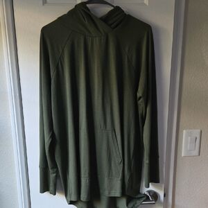 LuLaRoe Amber Olive Green Hoodie-XL